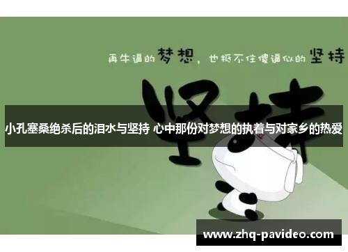 小孔塞桑绝杀后的泪水与坚持 心中那份对梦想的执着与对家乡的热爱